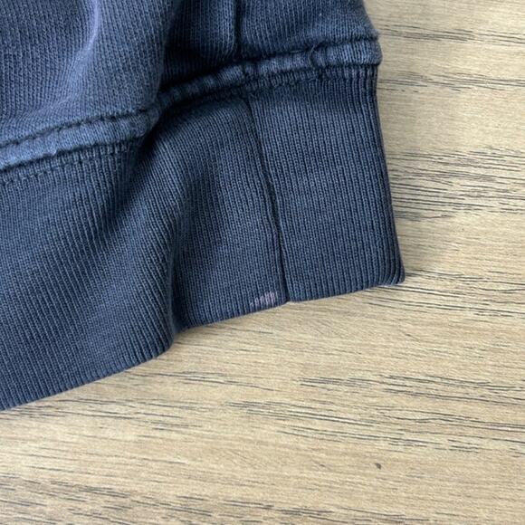 Anine Bing Washed Black Tonal Embroidered AB Sweatshirt Small - Picture 14 of 14